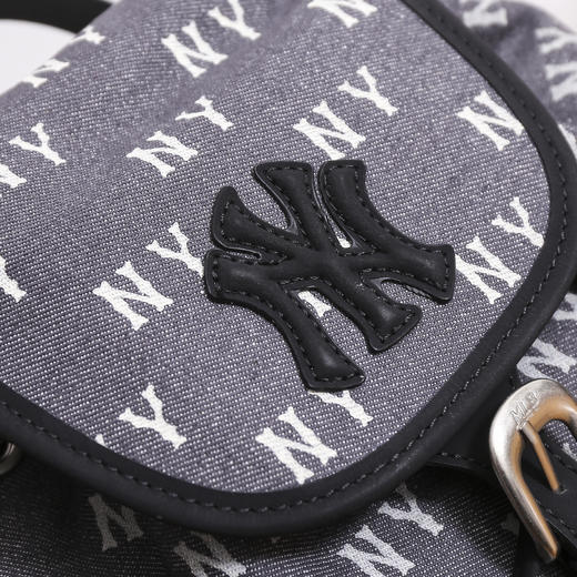 MLB 牛仔满印老花双肩包男女同款情侣款BKM06 商品图10