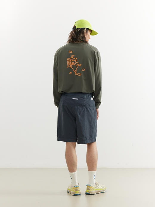 吃茶去chichaqu26春夏速干轻量棉感印花长袖T恤运动户外休闲 商品图2