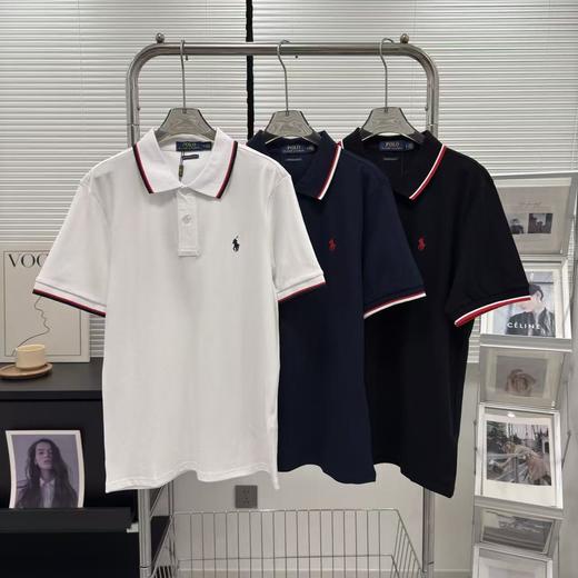 【cyz1】经典系列！男子镶边翻领商务休闲短袖POLO衫！！ 商品图2