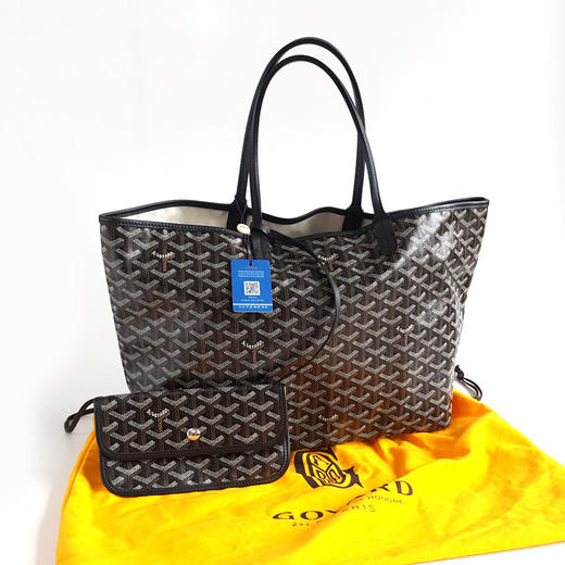 【闲置】GOYARD戈雅小号老花黑色tote托特包购物袋子母包手提包女士050326HS04 商品图1