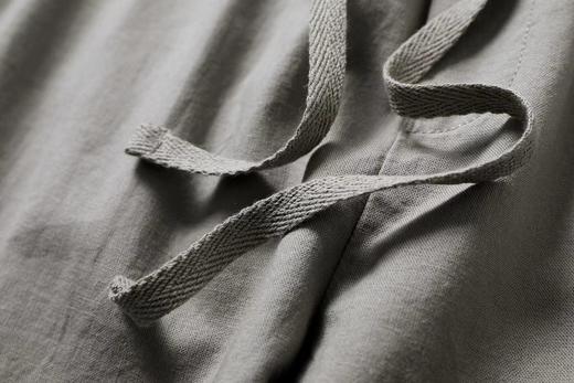 F030643早春松弛感穿搭棉麻混纺透气亚麻休闲裤长裤 商品图12