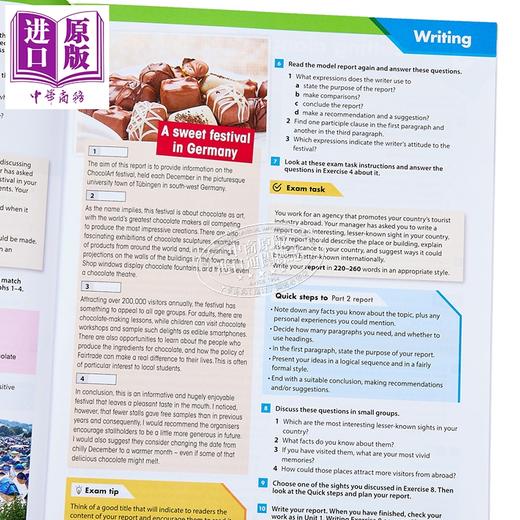 【中商原版】2024年版剑桥官方CAE考试备考教材 Cambridge Compact C1 Advanced 学生书+练习册套装 含答案在线账号资源 商品图4