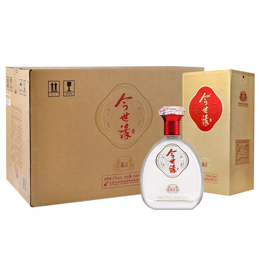 今世缘 礼义 42度 幽雅醇厚型  白酒 500ml*6瓶 商品图1