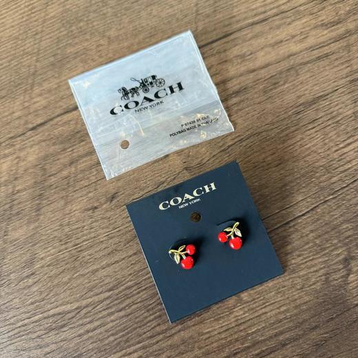 F030656新年红红火火925纯银针甜美百搭樱桃耳钉 商品图6