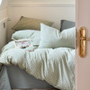 简约日式无印小格纹四件套良品全棉床品套件格子民宿酒店件套纯棉 商品缩略图2