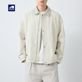 墨麦客男装美式休闲翻领夹克男2026春季新款灯芯绒领外套男81618.