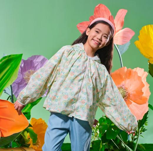 GAP 79.9元 连帽伞形防晒衣 (线上线下同时在售不保证有货，活动款不退不换介意勿拍) 647915-QS 商品图0