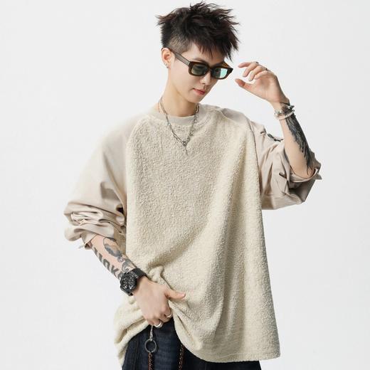 【软糯舒适 手感柔顺】户外拼接云朵绒运动卫衣（ELXM99-WY712） 商品图10