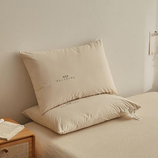 日式无印A类新疆棉花枕头软纯棉全棉花良品枕芯助睡眠棉花填充 商品图1