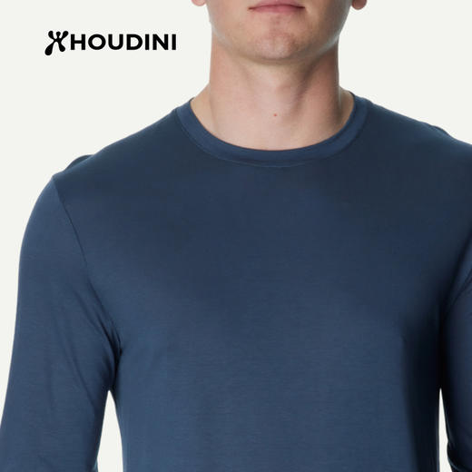 HOUDINI胡丁尼Tree LS树男户外26春夏新天丝徒步长袖T恤 840065 商品图5