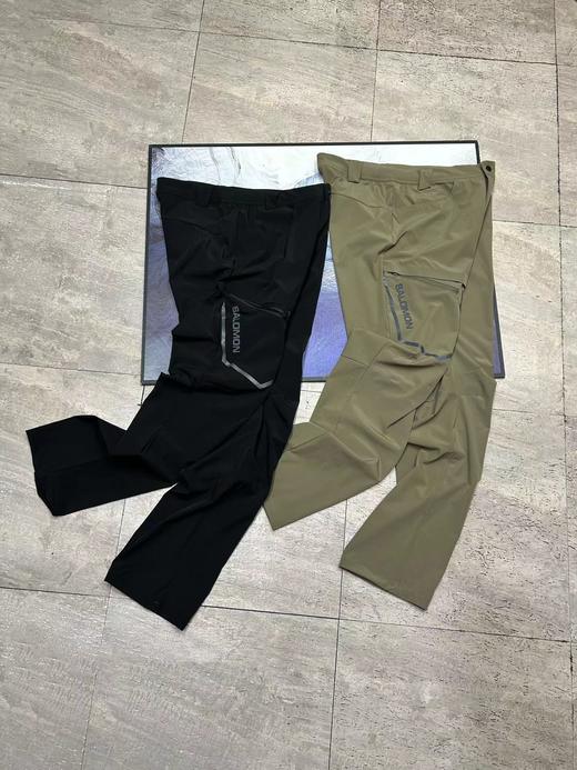 F030693口袋字母冰丝徒步裤男款运动徒步登山软壳裤 商品图4