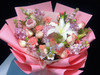 38女神节花束【 粉紫琦梦】新鲜鲜花花束 爱莎玫瑰粉色康乃馨粉色紫罗兰混搭花束 （可备注送货时间） 商品缩略图1