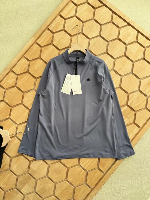 F030659日常通勤轻运动户外休闲半拉链薄绒卫衣 商品图6