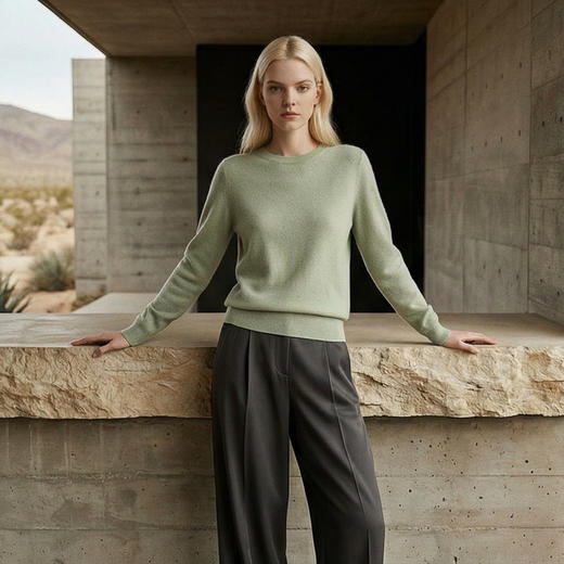 PALUOPO/PL圆领女衫ET20008R-C1约重190g帕罗 商品图3