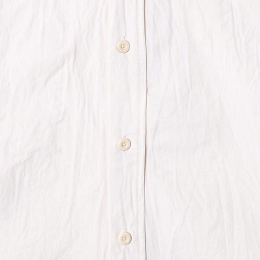 SDSA男装2026新款高贵轻奢韩版不规则压皱纯袖衬衫百搭简约衬衣 商品图2