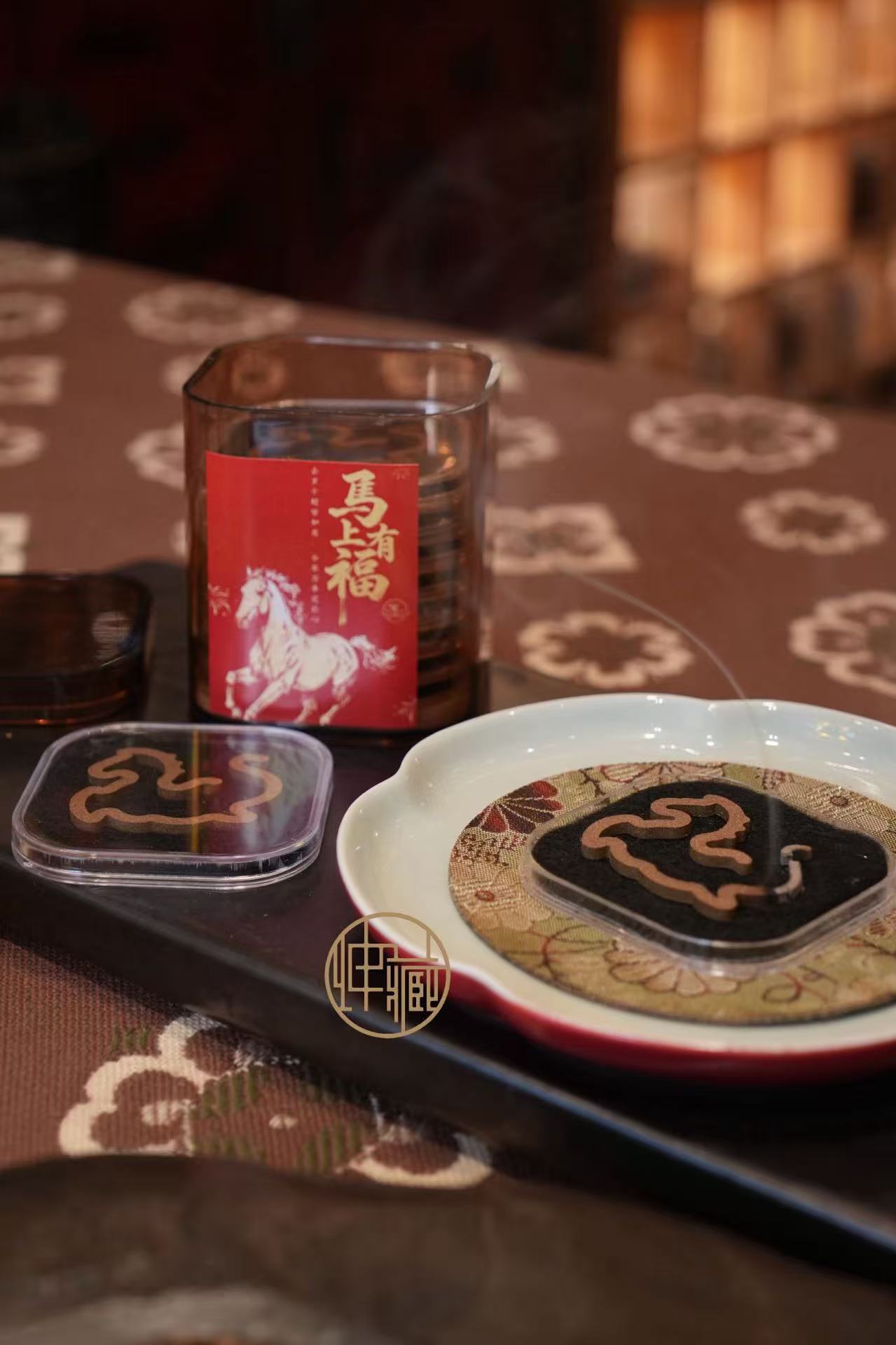 马形奇楠沉香祥云香