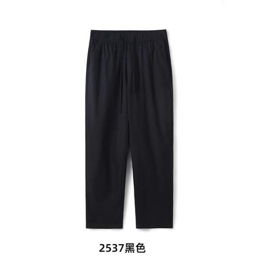 F030643早春松弛感穿搭棉麻混纺透气亚麻休闲裤长裤 商品图3