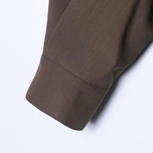 SDSA男装2026新款高贵轻奢设计师纯色立领长袖衬衫百搭复古衬衣 商品图3