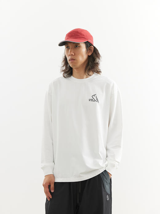 吃茶去chichaqu26春夏速干轻量棉感印花长袖T恤运动户外休闲 商品图1