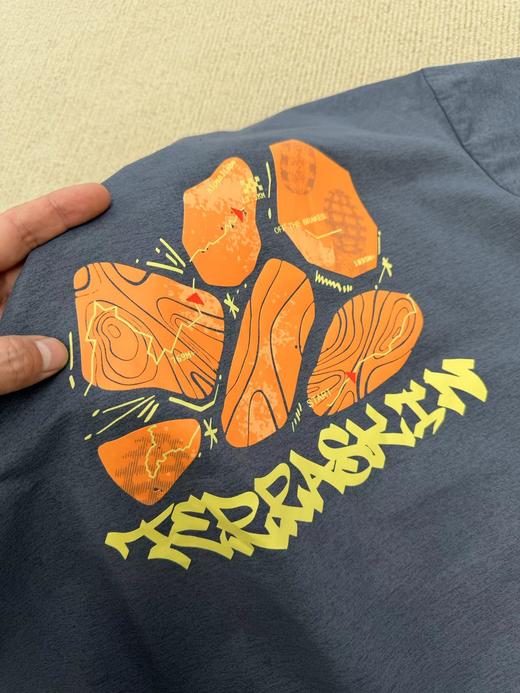 F0306106夏吸湿速干防晒超轻超薄系列山野轨迹文化短袖T恤 商品图12