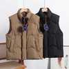 F030605男士立领90%白鸭绒背心休闲保暖马甲外套 商品缩略图0