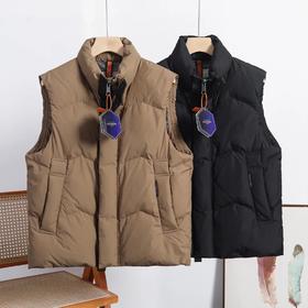 F030605男士立领90%白鸭绒背心休闲保暖马甲外套