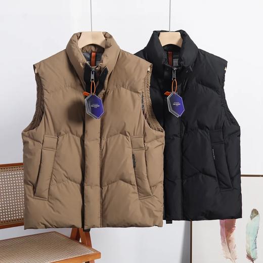 F030605男士立领90%白鸭绒背心休闲保暖马甲外套 商品图0