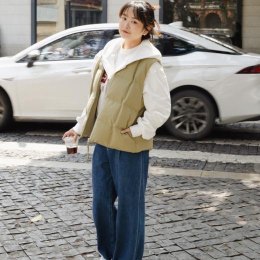 羽绒马甲|95%罗曼白鹅绒，厚实保暖，百搭不挑人 商品图6