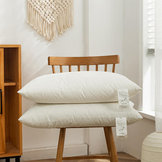 日式无印西川酒店枕芯良品简约宾馆全棉60S枕头成人单人柔软枕头 商品图1