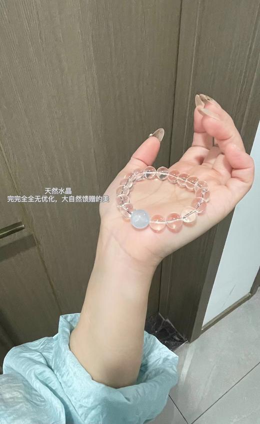 F030653单圈时尚百搭ins风海蓝宝水晶手链手串 商品图10