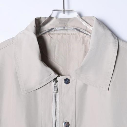 SDSA男装2026新款高贵轻奢复古工装风翻领夹克大口袋铆钉外套宽松 商品图1