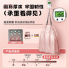 冰莓粉抽绳垃圾袋大号家居家用手提式加厚厨房垃圾袋厂家批发 商品缩略图3