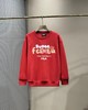 F0306125情侣套头卫衣精梳棉面料26春新年男女同款红色上衣 商品缩略图3