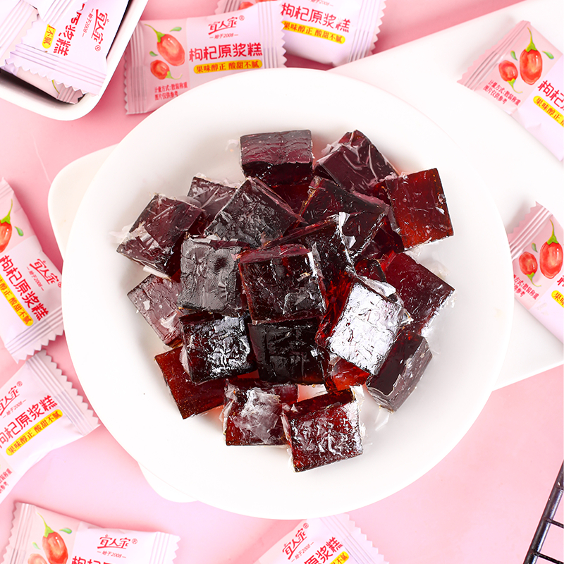 【深山果味❗️南酸枣糕】一口沦陷酸甜韧滑，嚼劲十足原果口感，由酸渐入甜味蕾瞬间打开，小孩老人孕妇江西特产营养零食独立小袋装枣子QQ