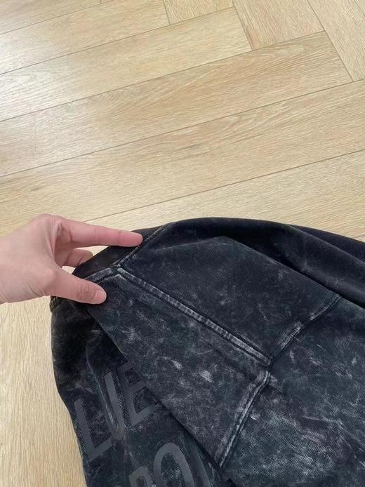 F0306109夏季新款圆领百搭复古做旧水洗印花短袖T恤 商品图7