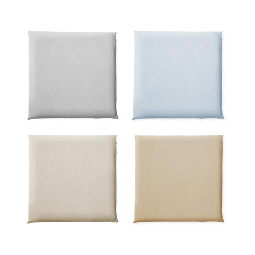 方形日式无印慢回弹坐垫良品记忆棉坐垫全棉纯色质感办公室椅子垫 商品图0