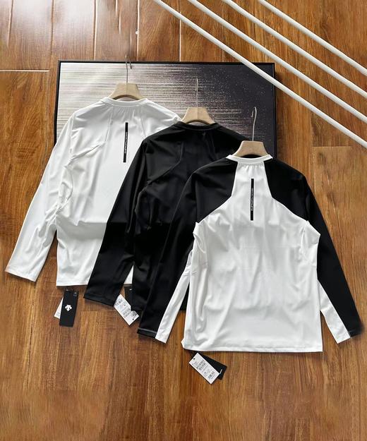 F030696训练服薄款打底衫综训训练系列运动男士长袖针织衫 商品图1