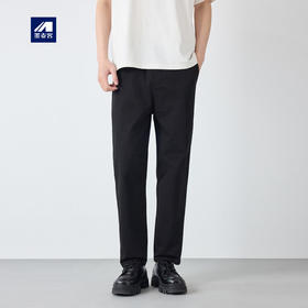 墨麦客男装高智通勤小直筒休闲裤男2026春新款棉混纺裤子男91576.