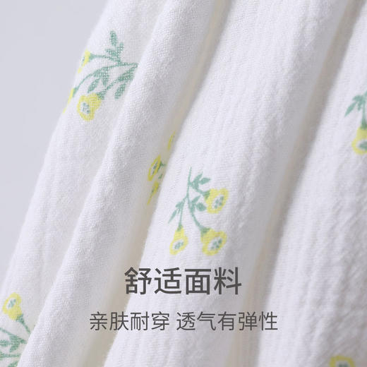 【棉纱竹纤维】SCHIESSER德国舒雅女夏季新款透气吸汗七分袖九分裤套装棉竹纤维双层纱布  50%棉 50%竹纤维 31/26510H 商品图10