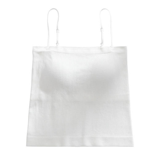 日系无印美背裹胸内衣女文胸良品无钢圈胸垫抹胸打底内搭背心吊带 商品图3