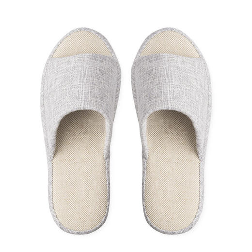 日式无印黄麻底拖鞋良品夏季凉拖鞋纯色棉麻家居拖鞋防水底拖鞋新 商品图2