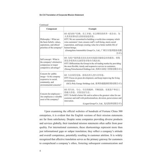 企业使命宣言英译研究/融通中西·翻译研究论丛/金苑文库/中国特色高水平高职学校建设系列成果/卓佳妮 著/浙江大学出版社 商品图4