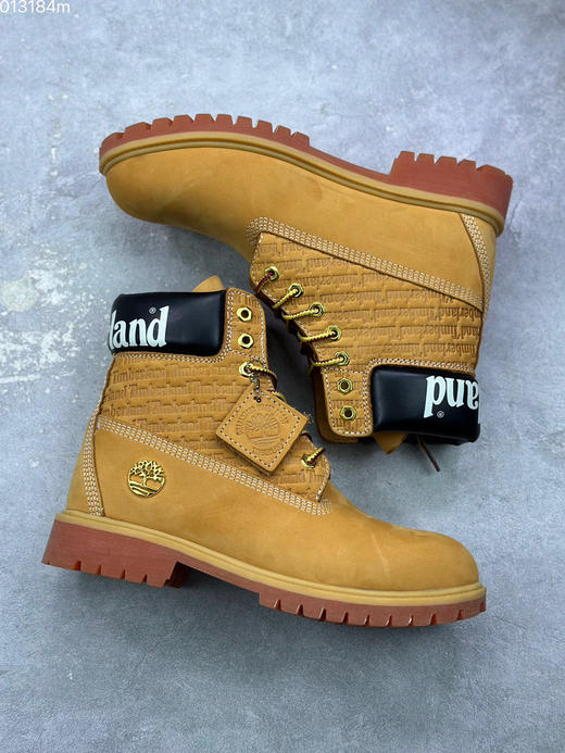 春季特惠💰500 Timberland 添柏岚/天伯伦 大黄靴 PREMIUM 系列 6Inch 典满印 logo 户外靴 简约舒适 中筒 马丁靴 男款 商品图4