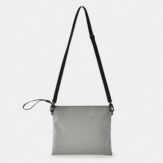 日式无印西川便携中挎包良品手机包零钱包单肩包便携防水挎包中号 商品图2