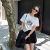 【100绵，69两件】DANMO旦茉 纯棉时尚印花T 商品缩略图1