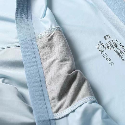 F030616一盒三条装日常排汗透气无痕压胶冰丝内裤平角内裤 商品图7