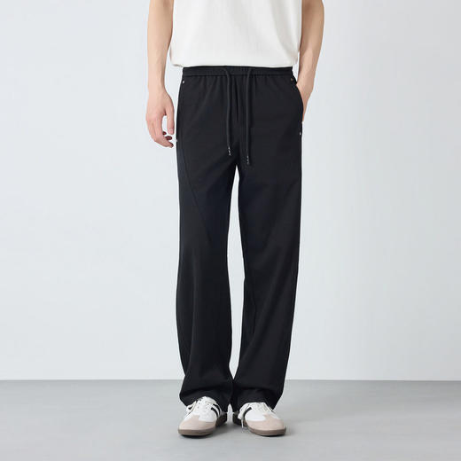 墨麦客男装美式休闲垂感裤子男2026春季新款松紧腰男士裤子91552. 商品图2