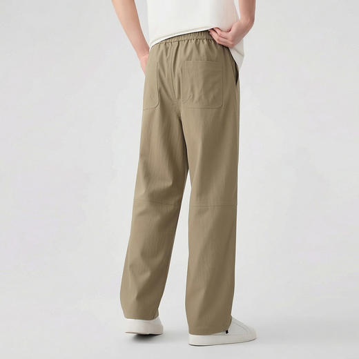 墨麦客男装拉链口袋休闲裤男2026春季新款抽绳脚口男士裤子91541. 商品图4