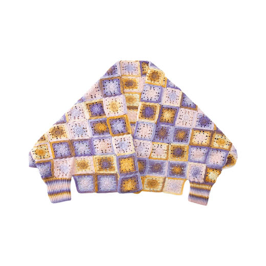 苏苏姐家漫野大披肩（莫奈版）手工diy钩针编织毛线团材料包 商品图4