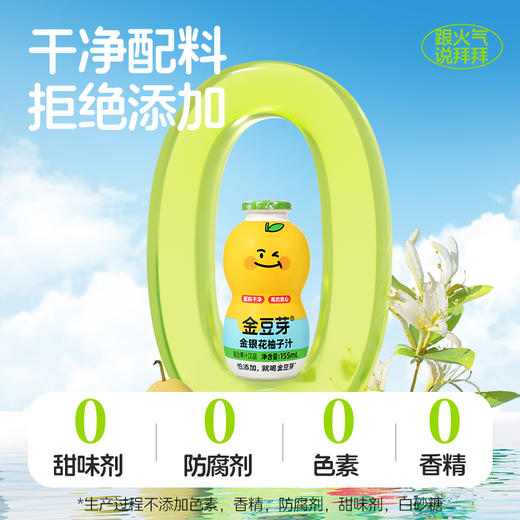 【限时活动】葫芦瓶金银花柚子汁健康饮品便携155ml/瓶 商品图2